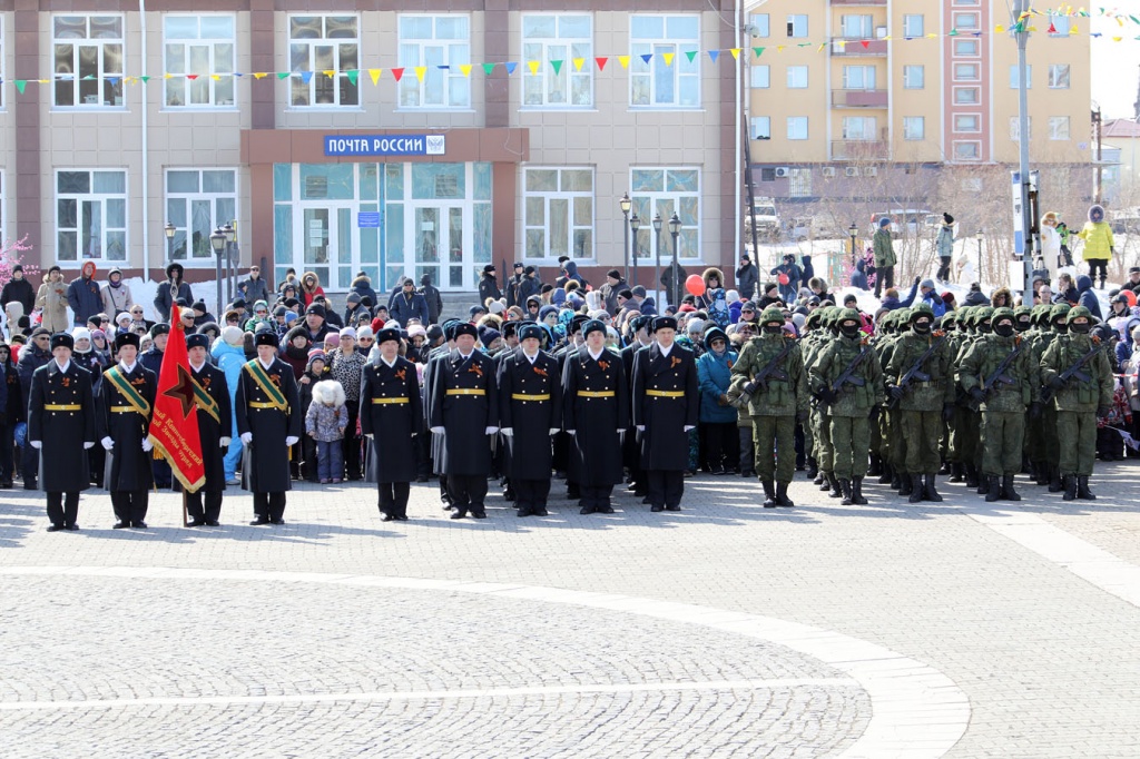 Участники парада